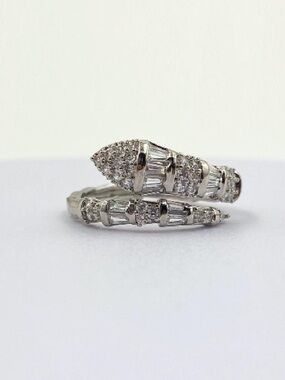 Adjustable Snake 925S Silver Ring with Ring Holder, Handmade Vintage Ring